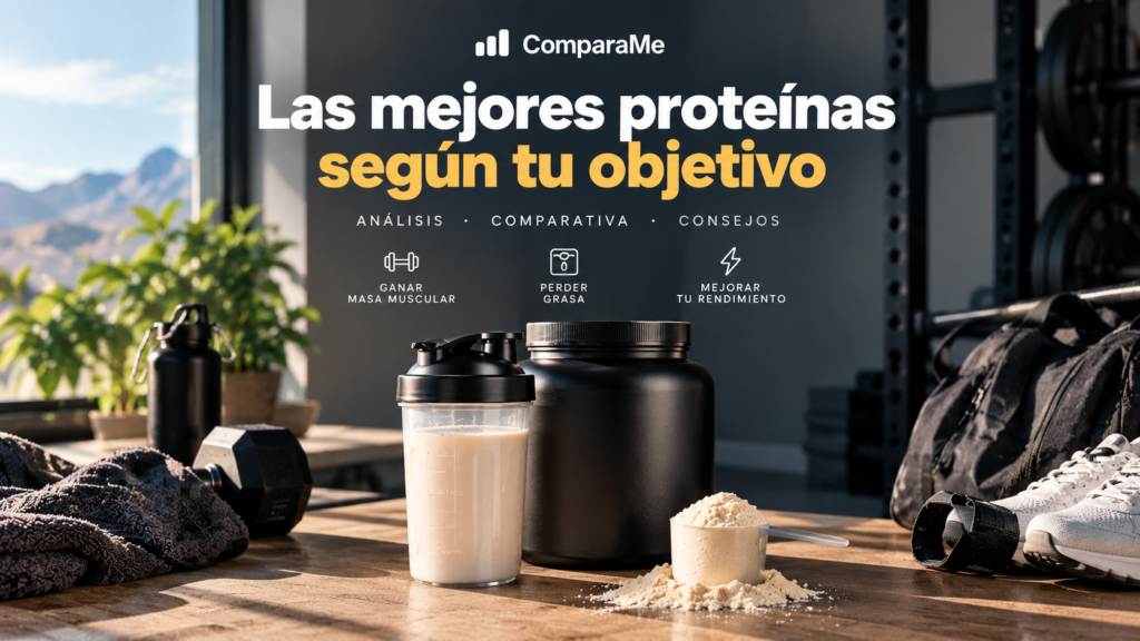 Tipos de proteína en polvo: concentrado, aislado, hidrolizado y vegana