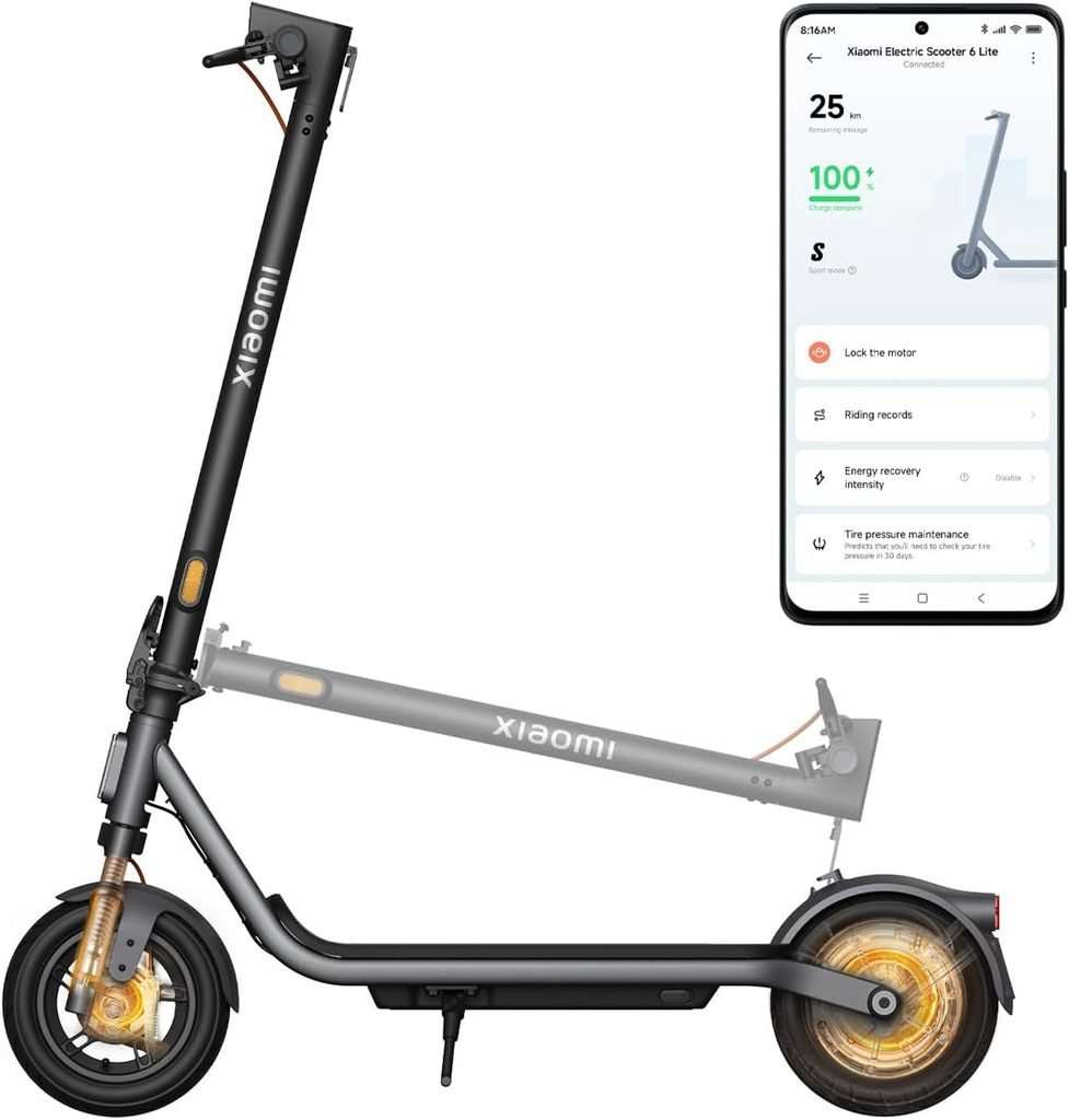 Patinete eléctrico Xiaomi Scooter 6 Lite, modelo de entrada homologado DGT